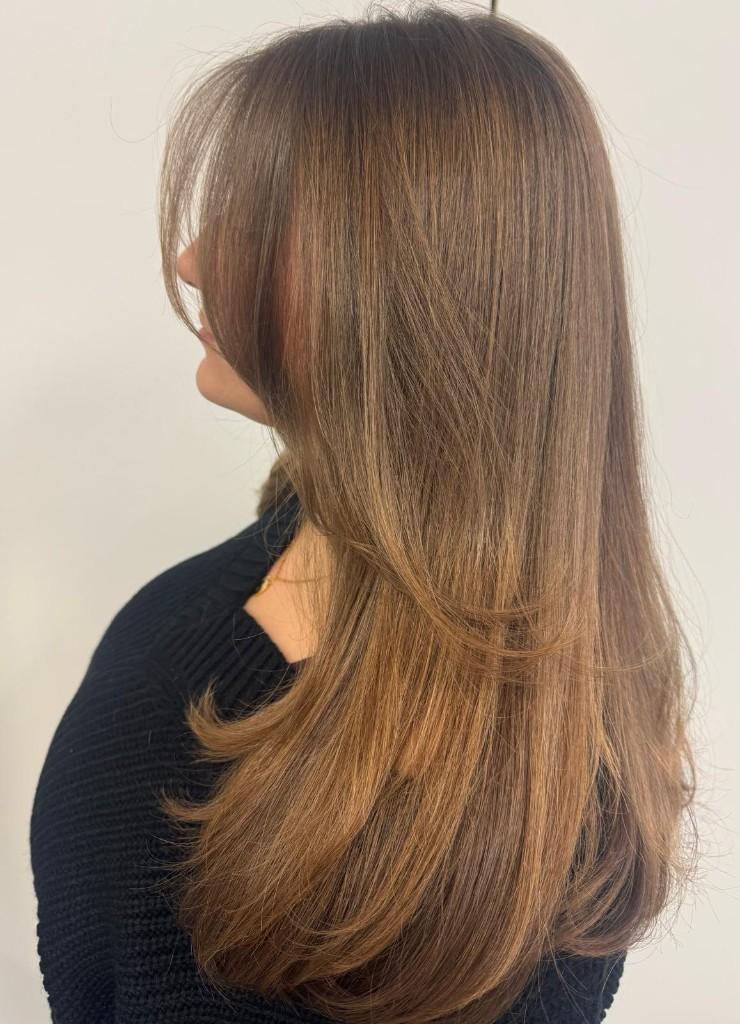 Steel grey bob colour result